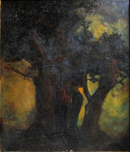 Merlin and Vivien by Albert Pinkham Ryder