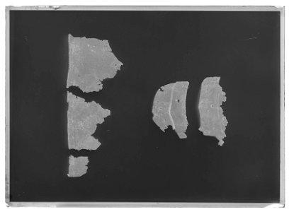 Rustningsfragment fem delar - Livrustkammaren - 34694-negative
