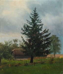 Ferdynand Ruszczyc - Świerk (1890)