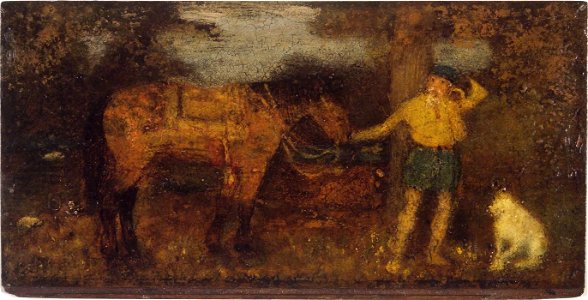 Brooklyn Museum - The Hunter - Albert Pinkham Ryder - overall