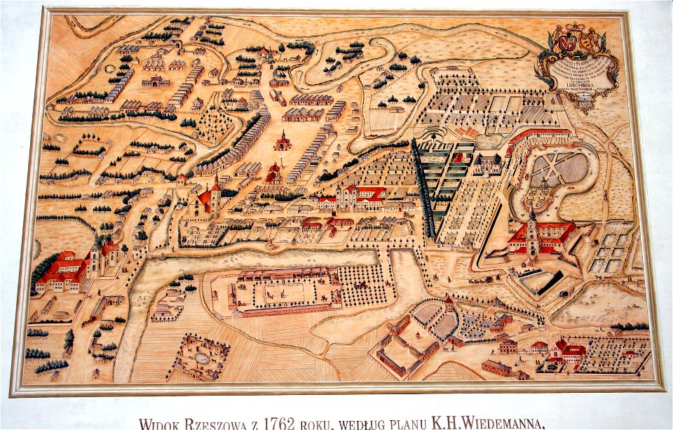 Rzeszów mapa 1762 p6