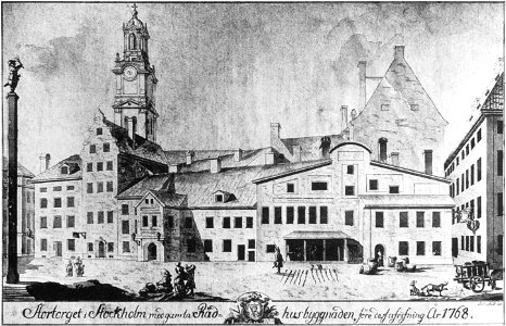 Rådstugan Stortorget 1768