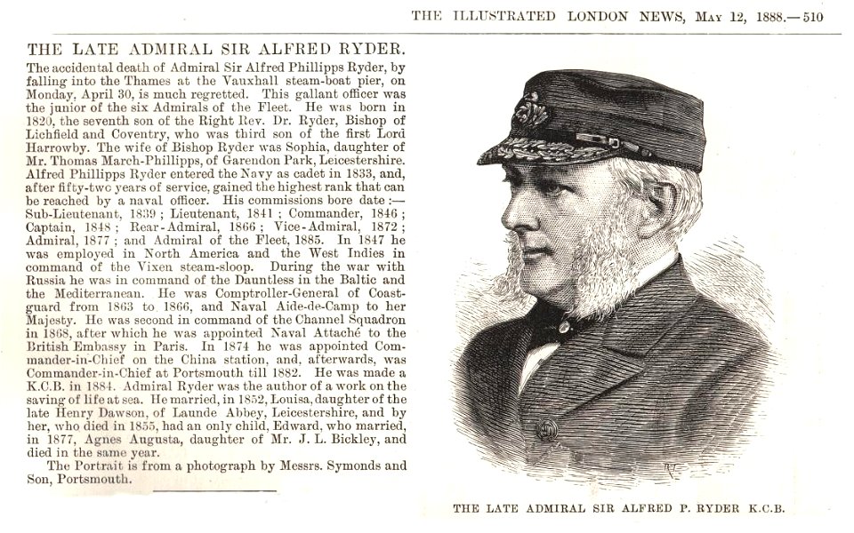 Admiral Sir Alfred Phillips Ryder