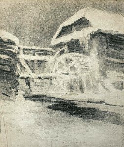 Ferdynand Ruszczyc - Młyn zimą (1897)
