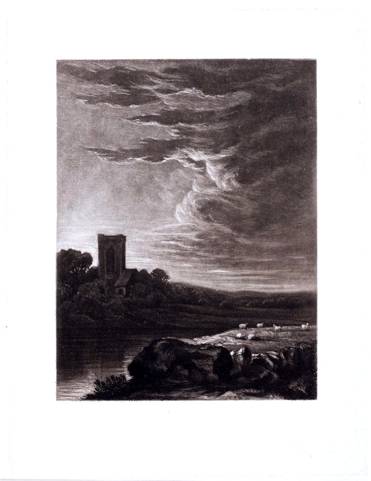 S W Reynolds - after Thomas Girtin - The Tower