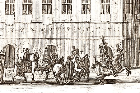 Räntmästaren och Gylleneryttaren vid Karl X Gustavs begravning, 1660 - Livrustkammaren - 108762. Free illustration for personal and commercial use.
