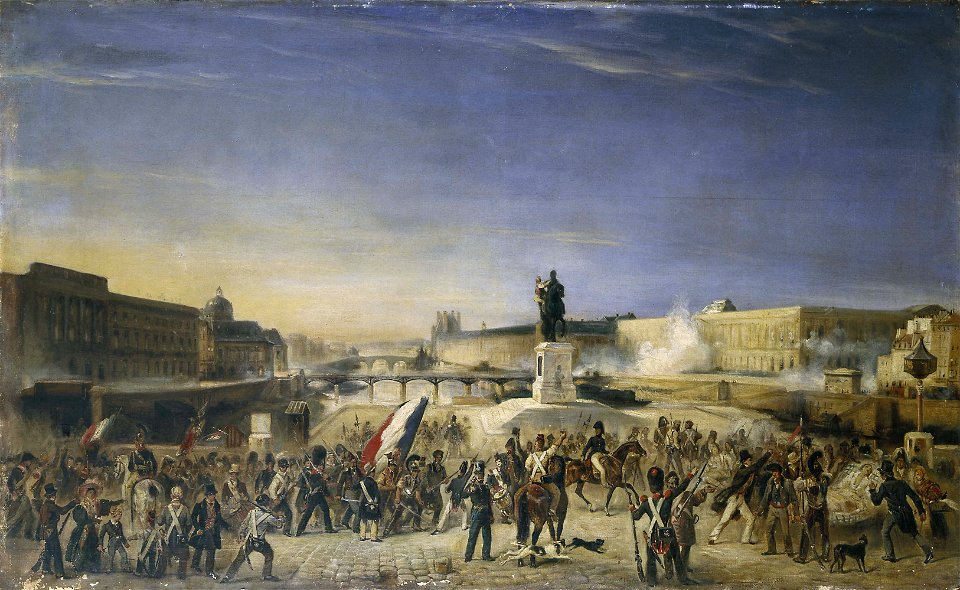 Révolution de 1830 - Attaque du Louvre - 29.07.1830