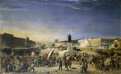 Révolution de 1830 - Attaque du Louvre - 29.07.1830