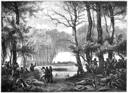 Révolution belge de 1830 - Les journées de septembre - La prise du parc. Free illustration for personal and commercial use.