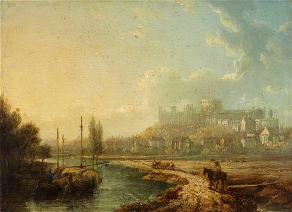 S. Powell (active 1799-1800) - View of Windsor from the Towing-Path - 515585 - National Trust