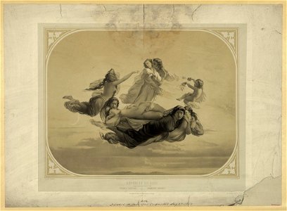 Rêveries du soir = Twilight's whispering - peint par H. Lehmann ; lith. par A. Lemoine. LCCN99400118