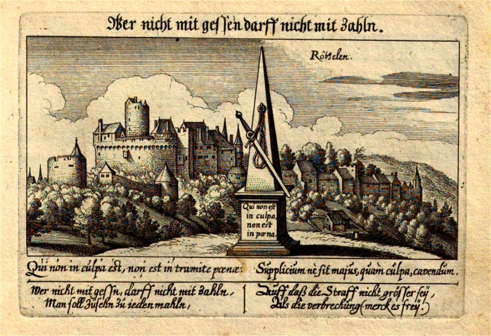 Rötteln Meisner Merian 1623