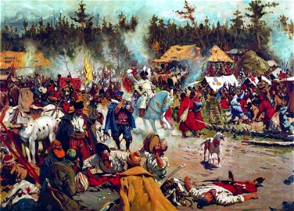 S. V. Ivanov. Time of Troubles. Moscow region. Impostor's army. (1908)