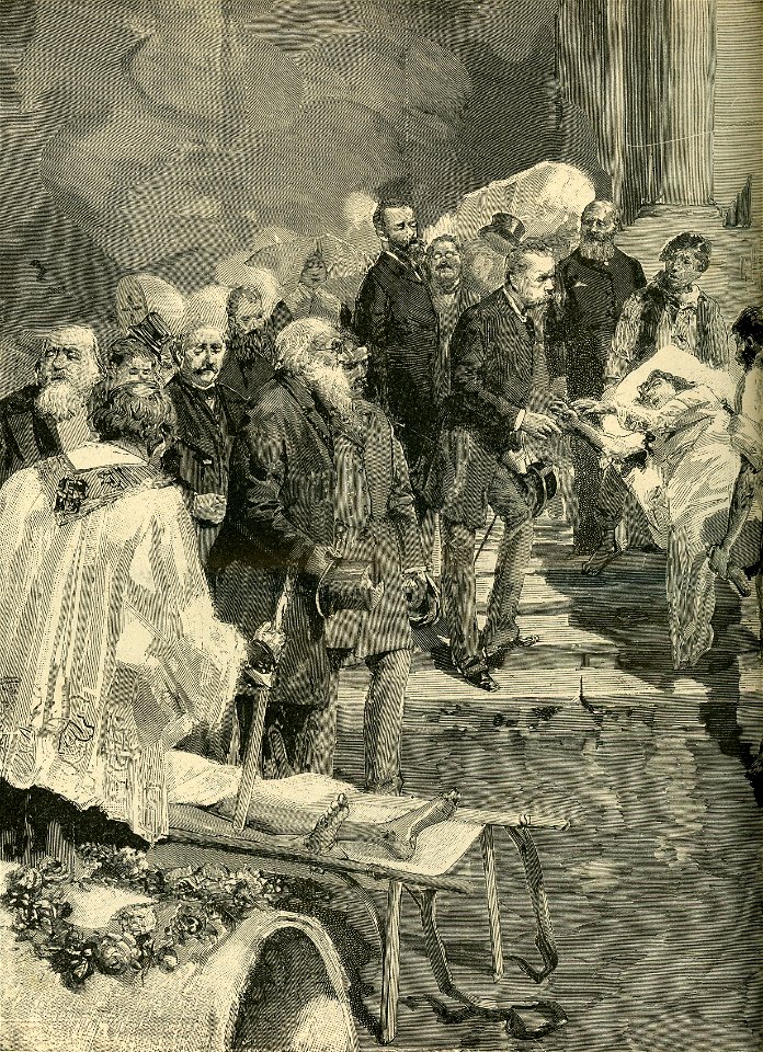 S. M. Re Umberto fra i colerosi a Napoli nell’estate del 1884 a