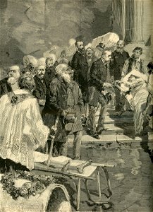 S. M. Re Umberto fra i colerosi a Napoli nell’estate del 1884 a