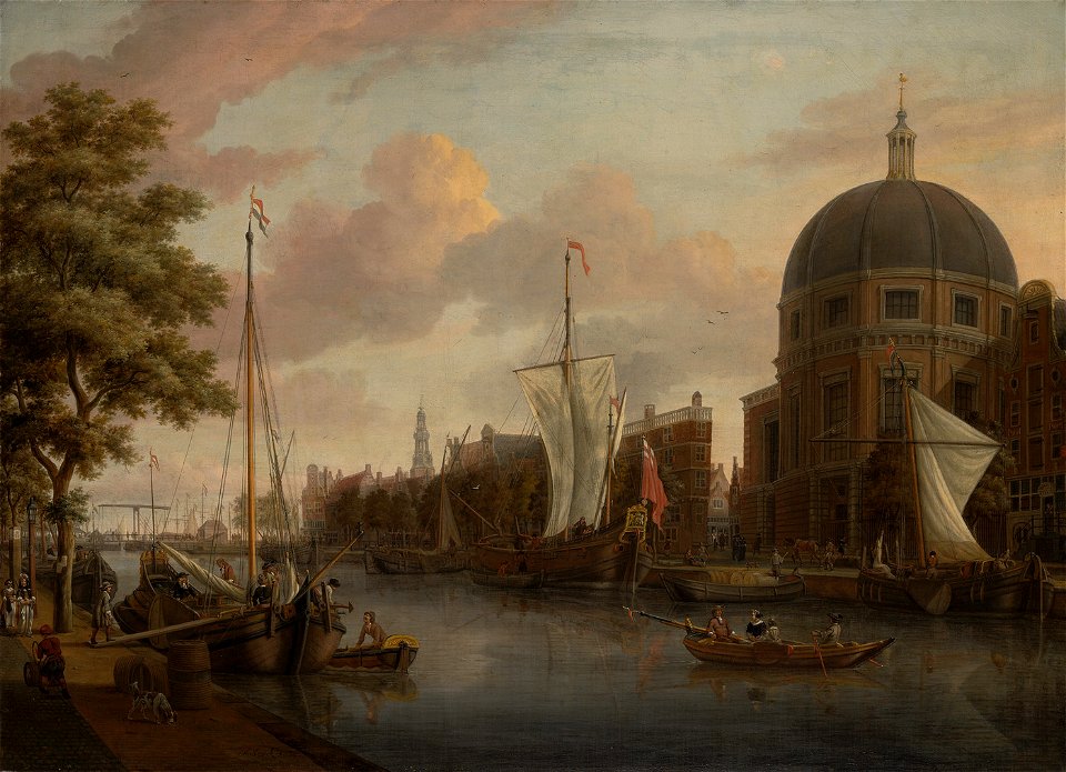 SA 21815-Het Singel met de Ronde Lutherse Kerk