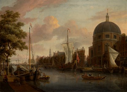 SA 21815-Het Singel met de Ronde Lutherse Kerk