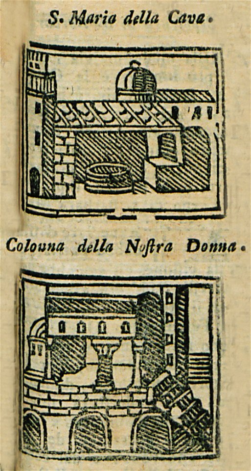 S Maria della Cava Colonna della Nostra Donna - Bianco Noe - 1600