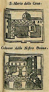 S Maria della Cava Colonna della Nostra Donna - Bianco Noe - 1600