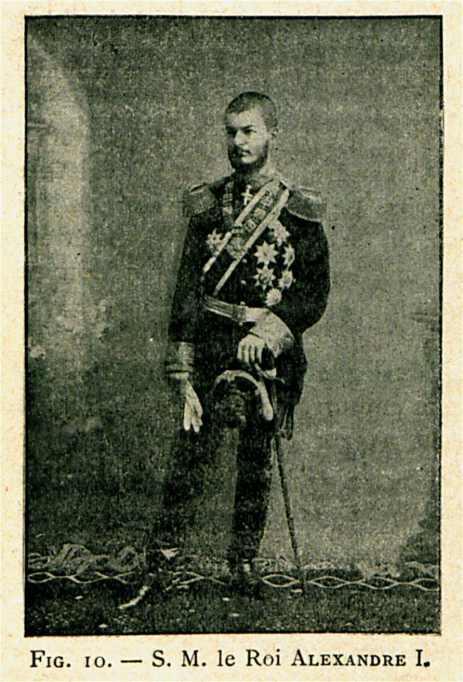 S M le Roi Alexandre I - Beauregard J - 1896