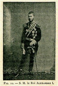 S M le Roi Alexandre I - Beauregard J - 1896
