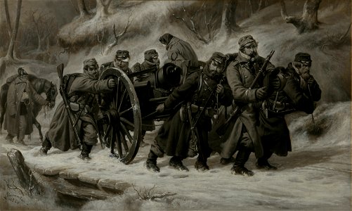 Rückzug aus dem Danewerk 5-6. Februar 1864