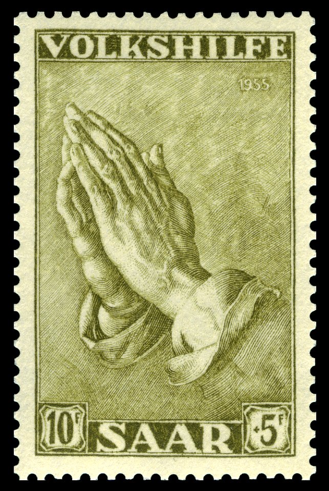 Saar 1955 366 Albrecht Dürer - Betende Hände