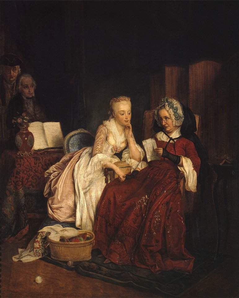 Rœhn, Jean Alphonse - La Demande en mariage - J 113 - Musée Cognacq-Jay