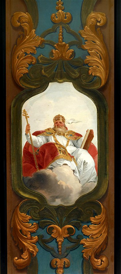 SA 38124.3-Paus Gregorius de Grote, kerkvader