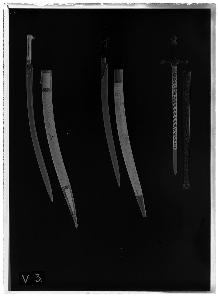 Sabel - yatagan - Livrustkammaren - 52172-negative