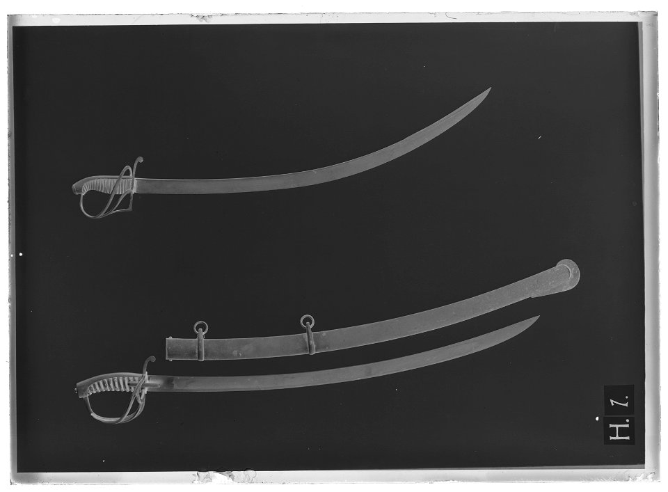 Sabel, 1800-talet - Livrustkammaren - 17898-negative