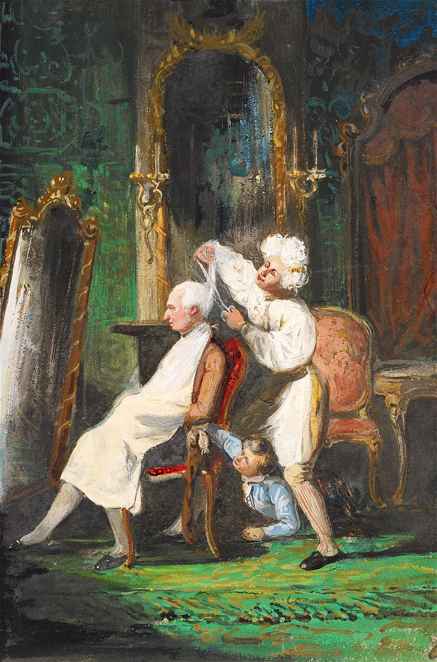SA 55064.6-1810, Wurfbain verliest zijn koning, zijn staart en zijn duiten-Schetsen voor kroniek van echtpaar Joh. Samuel Wurfbain (1770-1851) en Anna Maria Geertruida Hurrelbrinck (1772-1850), bij gelegenheid van hun gouden bruiloft