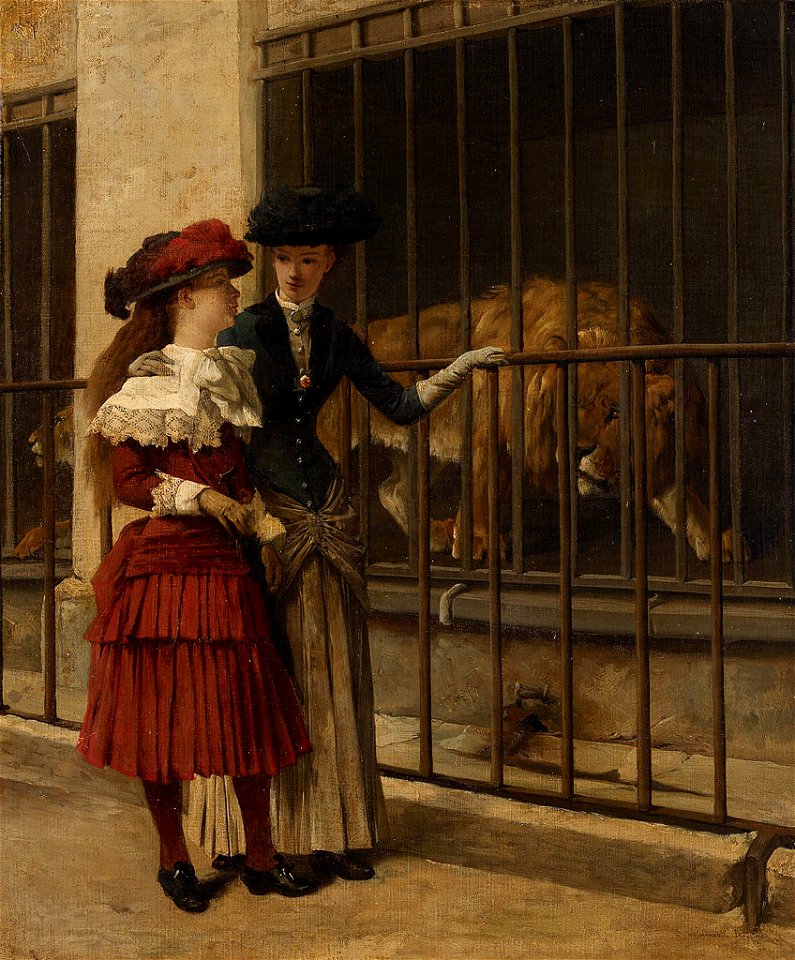 SA 1698-Artisbezoek-In de dierentuin