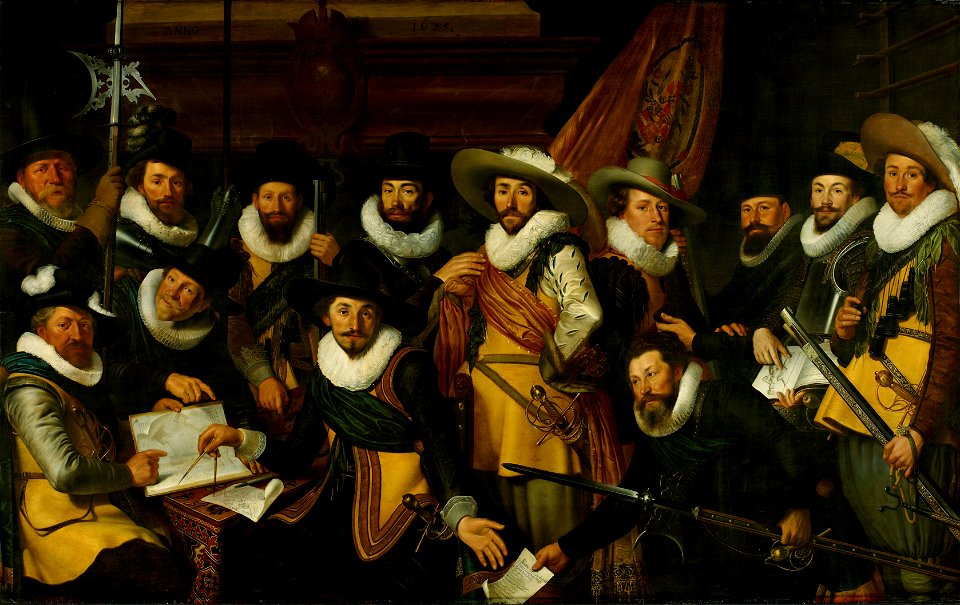 SA 7420-Schutters van de compagnie van kapitein Albert Coenraetsz. Burgh en luitenant Pieter Evertsz. Hulft-Korporaalschap van kapitein Albert Coenraetsz. Burgh en luitenant Pieter Evertsz. Hulft