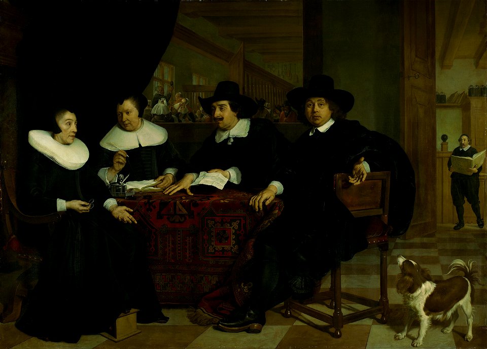 SA 4367-Twee regenten en twee regentessen van het Spinhuis