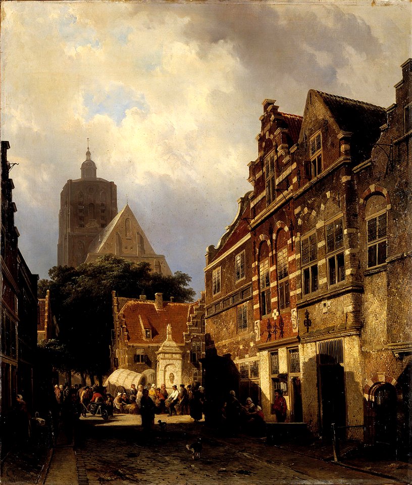 SA 1940-Gezicht op de Wellerondom in den Briel-Een gezicht in den Briel
