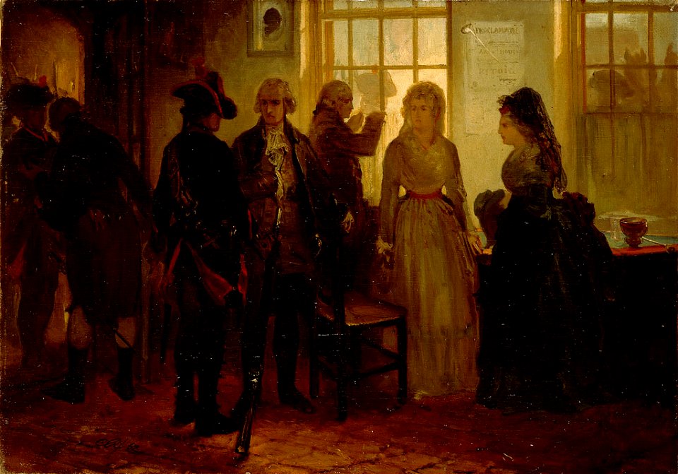 SA 5128-Anno 1787. De aanhouding van de prinses van Oranje bij Goejanverwellesluis
