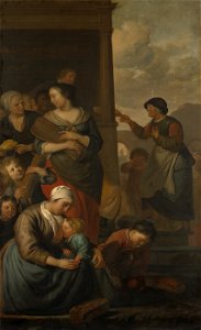 SA 3039-Allegorie op de spijsuitdeling aan de armen