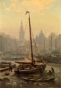 SA 315-De Nieuwmarkt bij mistig weer