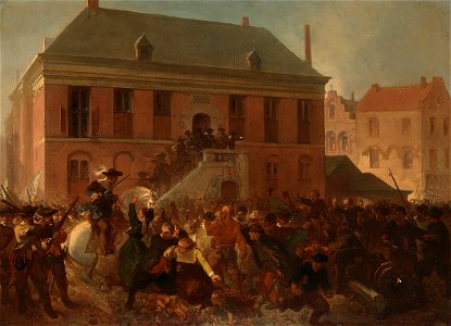 SA 1642-Anno 1629. De buit van de zilvervloot wordt met plundering bedreigd