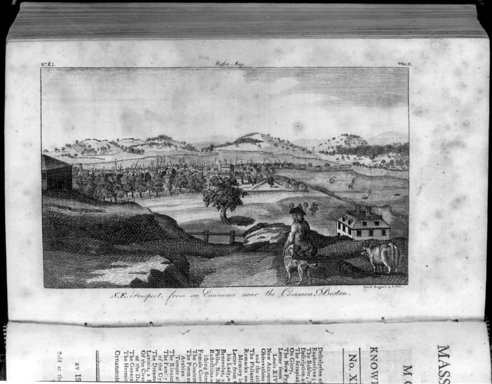 S.E. Prospect, from an eminence near the common, Boston - del. & engraved, by S. Hill. LCCN96506290