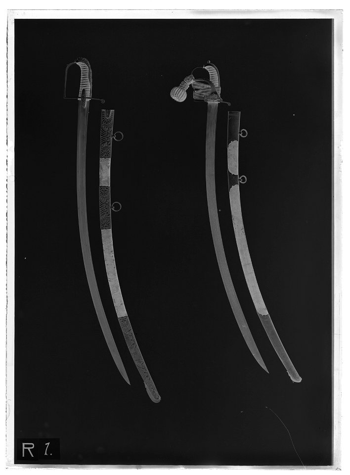 Sabel för sjöofficer, Sverige, 1780-tal - Livrustkammaren - 9342-negative