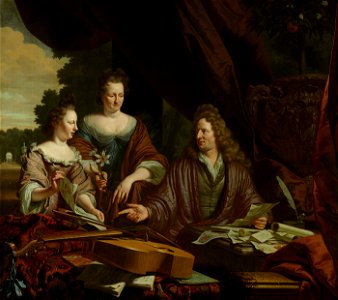 SA 41518-David (1654-1729), Agneta (ca. 1658-1719) en hun dochter Catherina (1683-1729) de Neufville