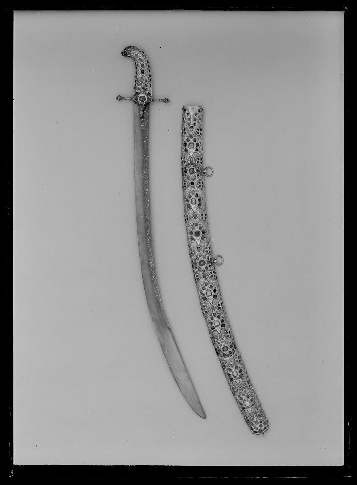 Sabel, kilij, Turkiet, 1600-talet - Livrustkammaren - 10547