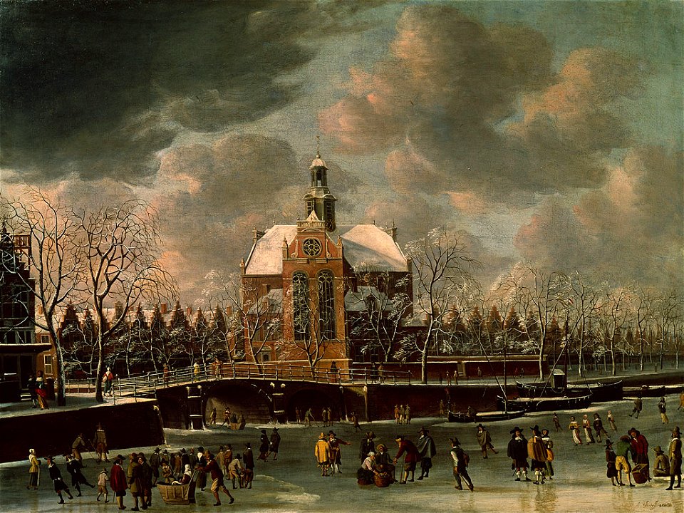 SA 644-De Noorderkerk in de winter