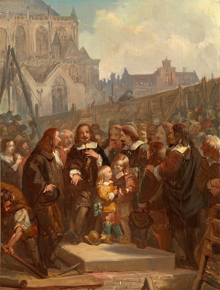SA 5025-Anno 1648. De eerste steenlegging van het Amsterdamse stadhuis