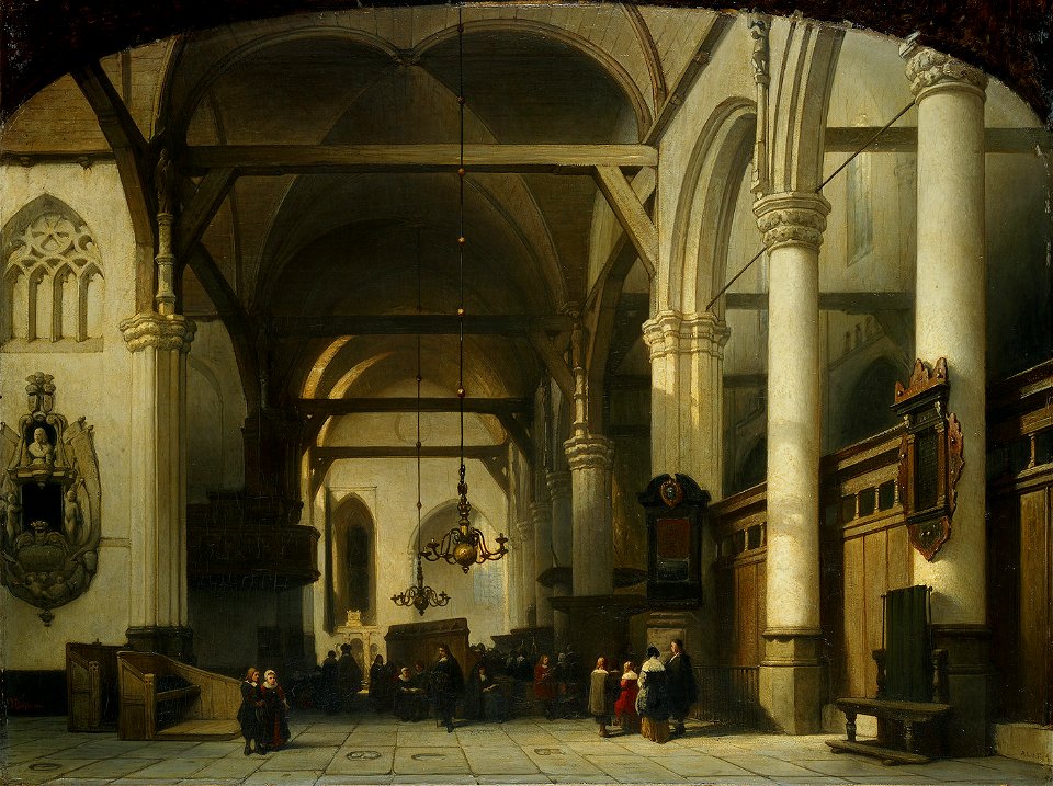 SA 370-Oude kerk-Interieur van de Oude Kerk