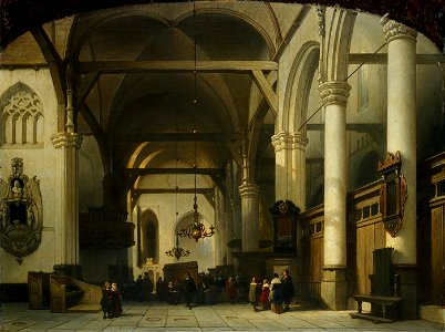 SA 370-Oude kerk-Interieur van de Oude Kerk