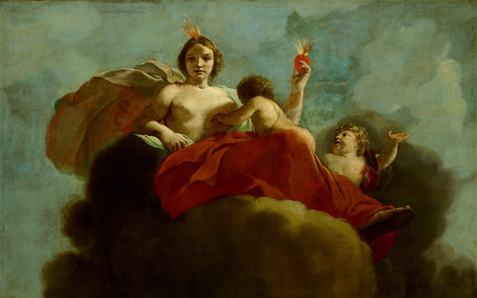 SA 7360.1-Caritas - Allegorische voorstelling van de verzorging van leprozen en onnozelen