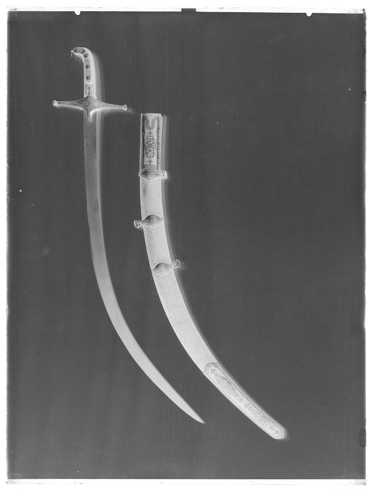 Sabel - shamshir - Livrustkammaren - 77113-negative